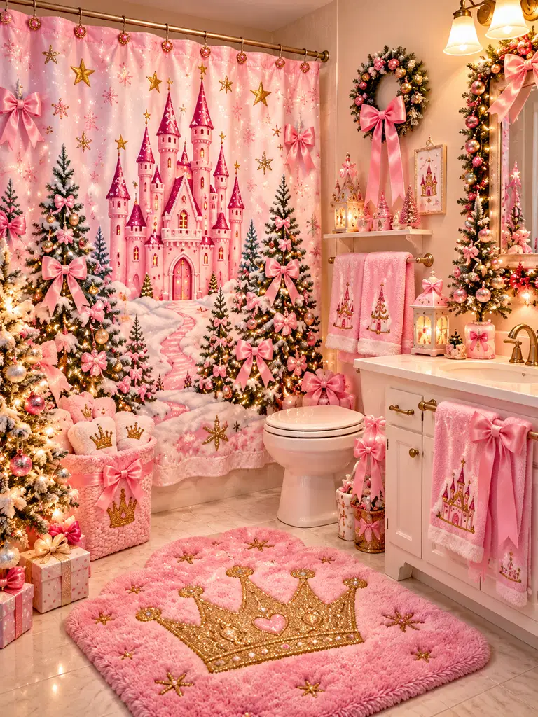 45 Whimsical Christmas Bathroom Decor Ideas for Kids to Try This Holiday Season - image 28