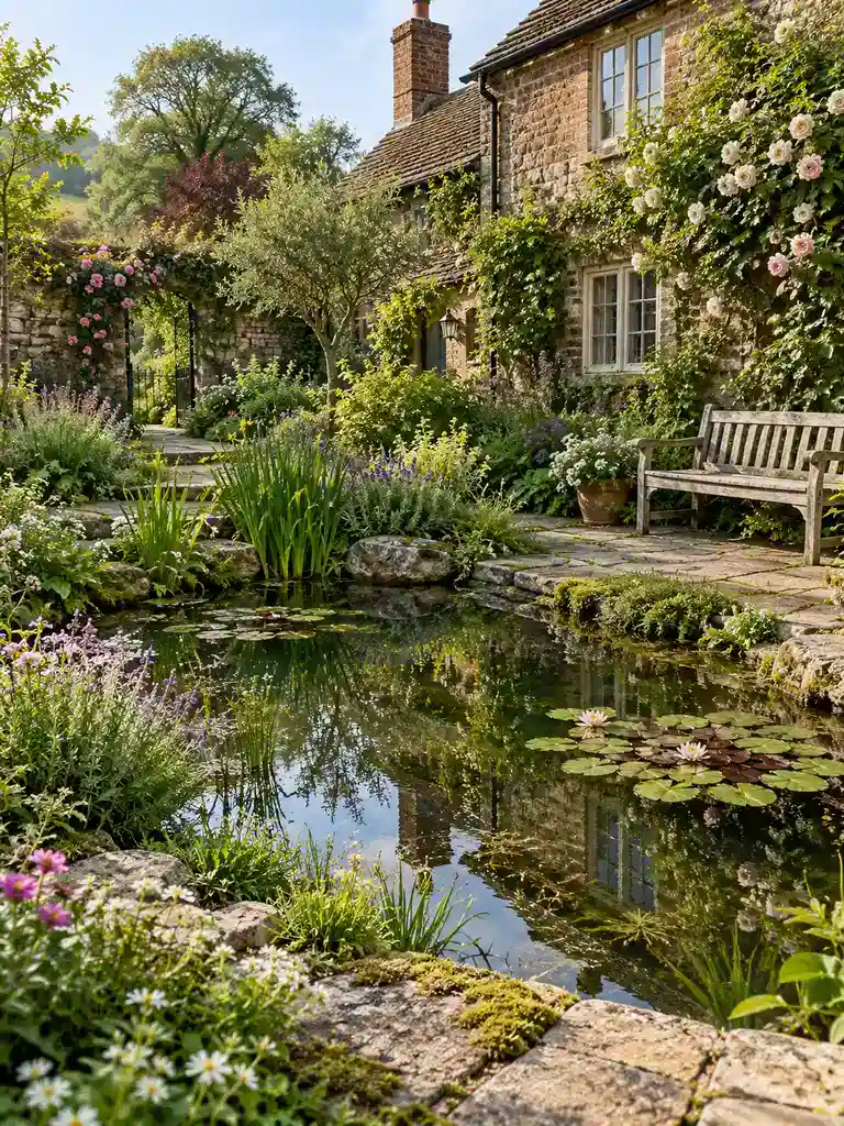 45 Courtyard Garden Ideas With Pond for a Beautiful Outdoor Retreat - image 28