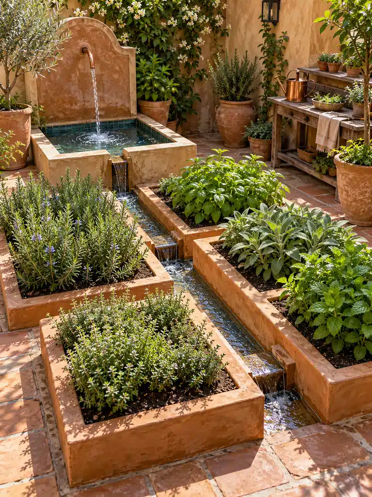 45 Inner Courtyard Design With Fountain Ideas for a Beautiful and Peaceful Home - image 28