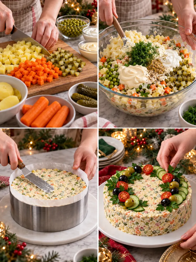 23 Festive Vegetarian Salad Cake Recipes for Christmas and Special Occasions - image 28