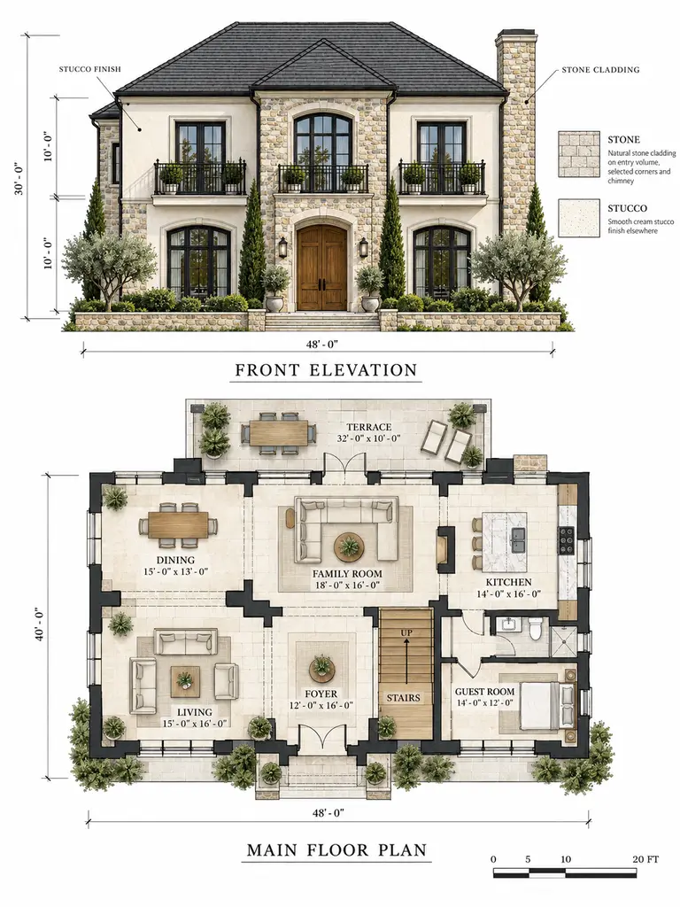 23 Beautiful Classic Villa Design Ideas With Timeless Architectural Style - image 28
