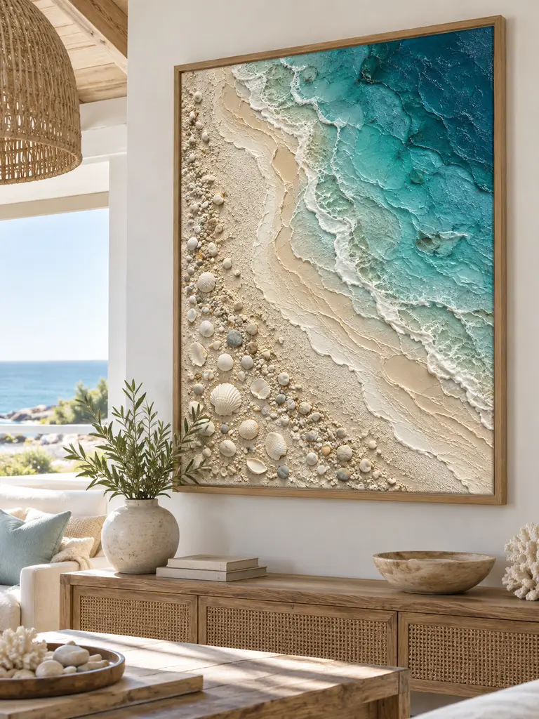 45 DIY Seashell Wall Art Ideas for Beautiful Coastal Home Decor - image 30