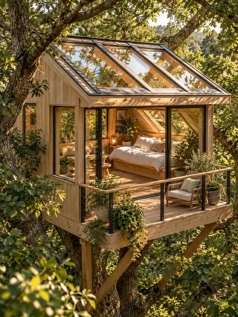 45 Small and Luxury Tree House Ideas for Every Backyard Style - image 30