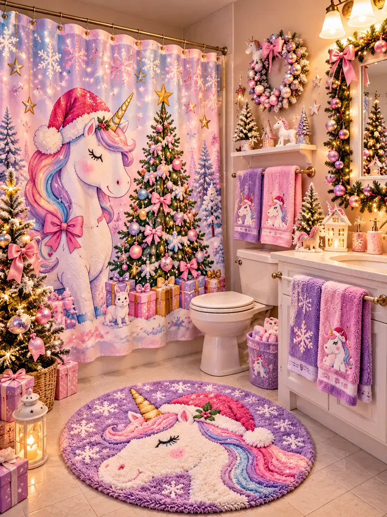 45 Whimsical Christmas Bathroom Decor Ideas for Kids to Try This Holiday Season - image 30