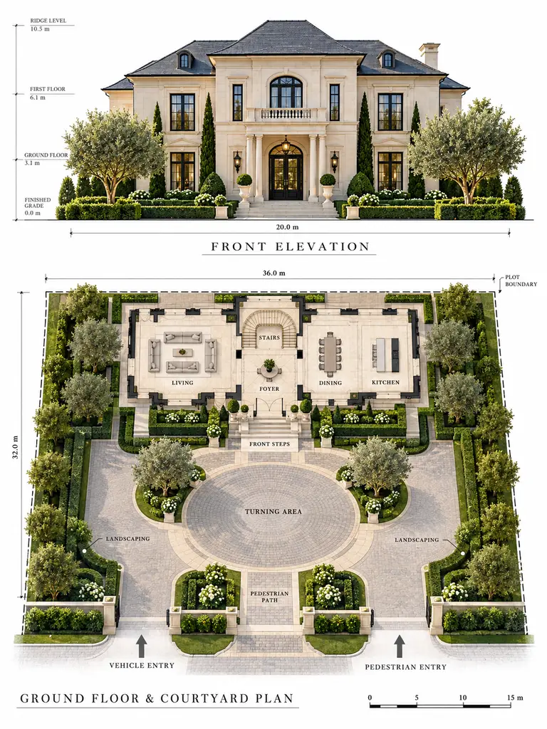 23 Beautiful Classic Villa Design Ideas With Timeless Architectural Style - image 30