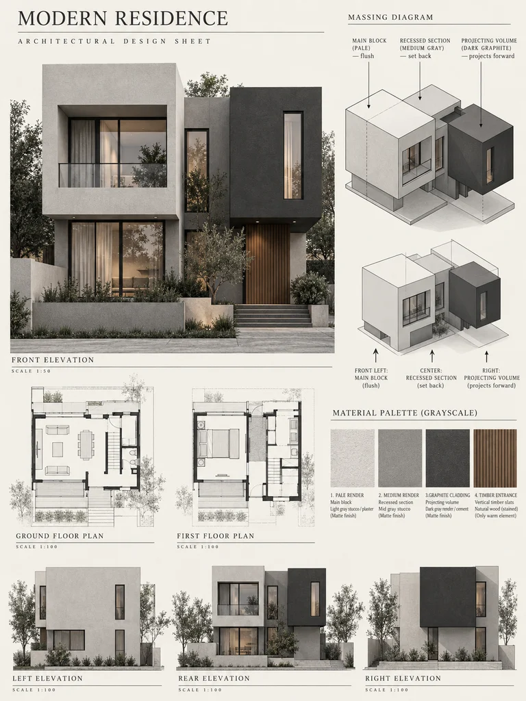 23 Architect-Inspired Facade House Design Ideas for Dream Homes - image 30