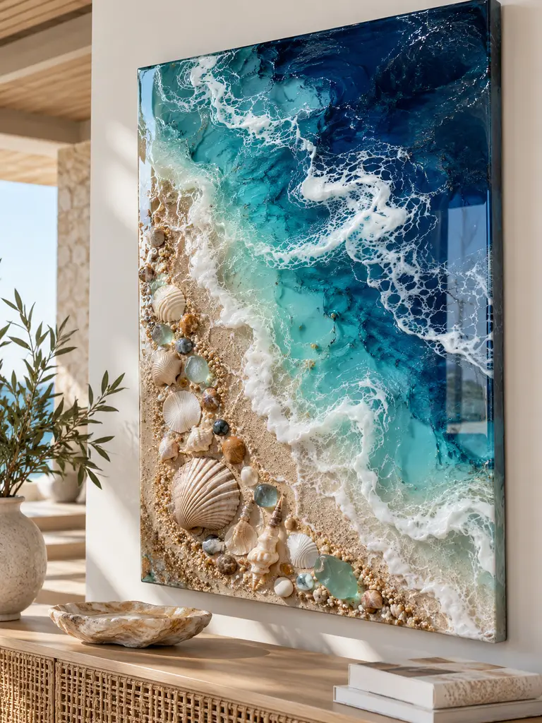 45 DIY Seashell Wall Art Ideas for Beautiful Coastal Home Decor - image 31