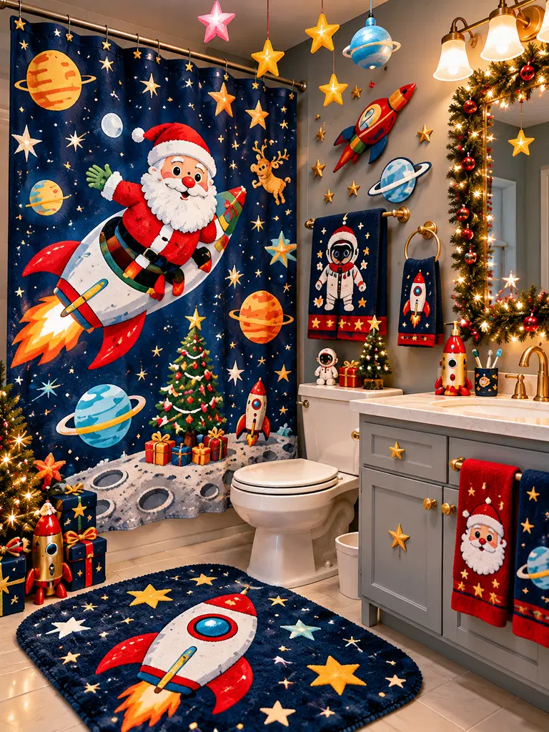 45 Whimsical Christmas Bathroom Decor Ideas for Kids to Try This Holiday Season - image 31