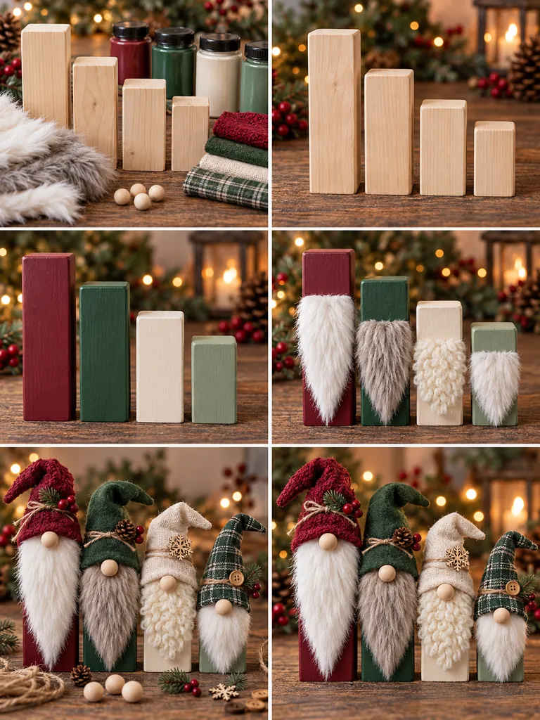 23 Creative DIY Wooden Christmas Gnomes for Festive Holiday Decorating - image 32