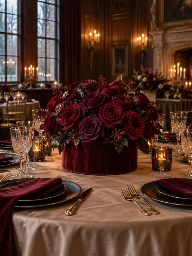 Stunning December Wedding Centerpieces for Round Tables - image 32
