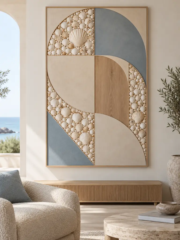 45 DIY Seashell Wall Art Ideas for Beautiful Coastal Home Decor - image 32