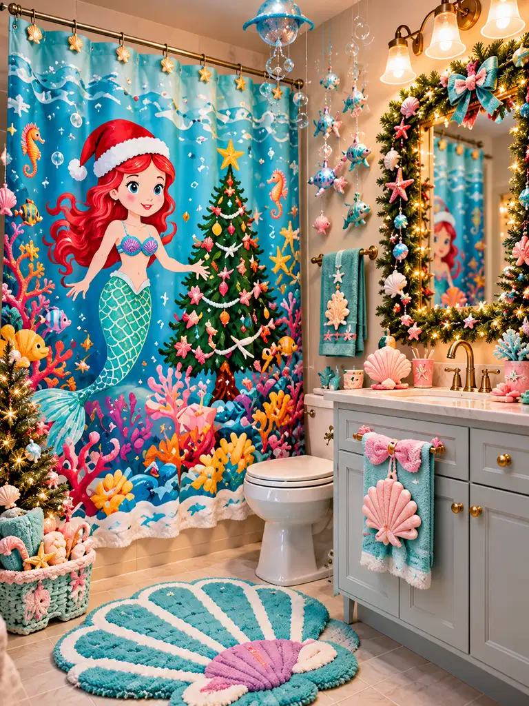 45 Whimsical Christmas Bathroom Decor Ideas for Kids to Try This Holiday Season - image 32