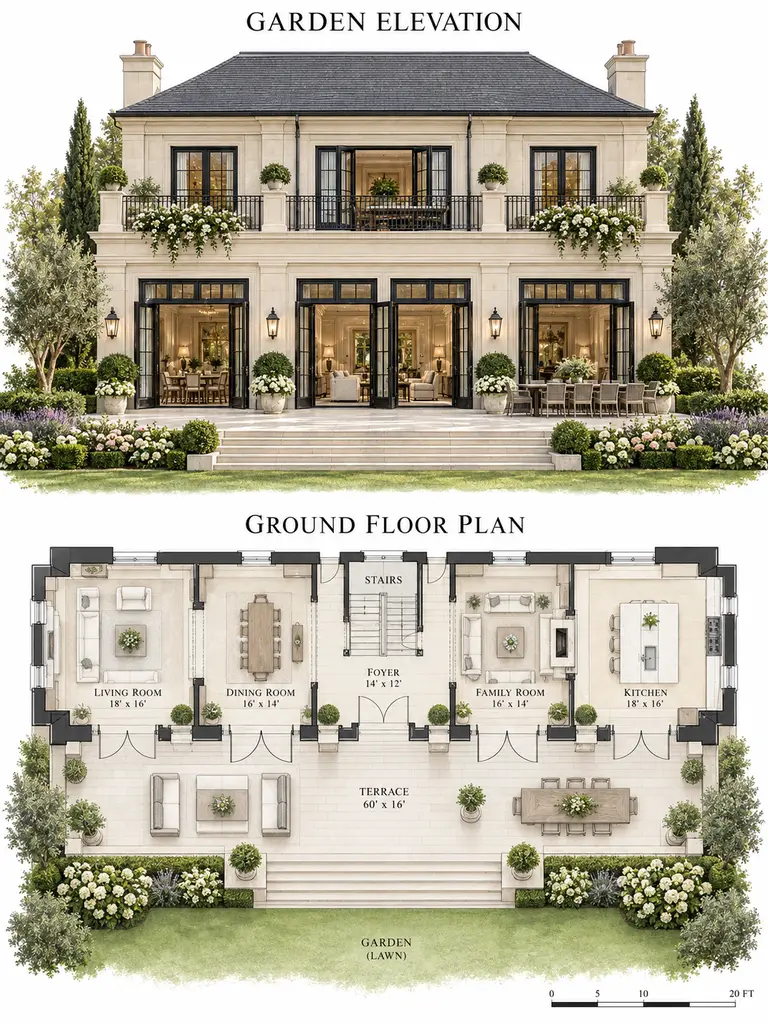 23 Beautiful Classic Villa Design Ideas With Timeless Architectural Style - image 32