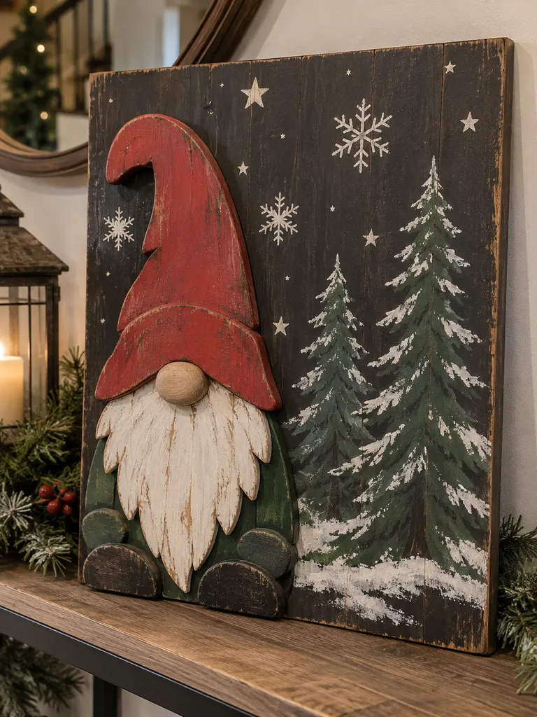 23 Creative DIY Wooden Christmas Gnomes for Festive Holiday Decorating - image 33
