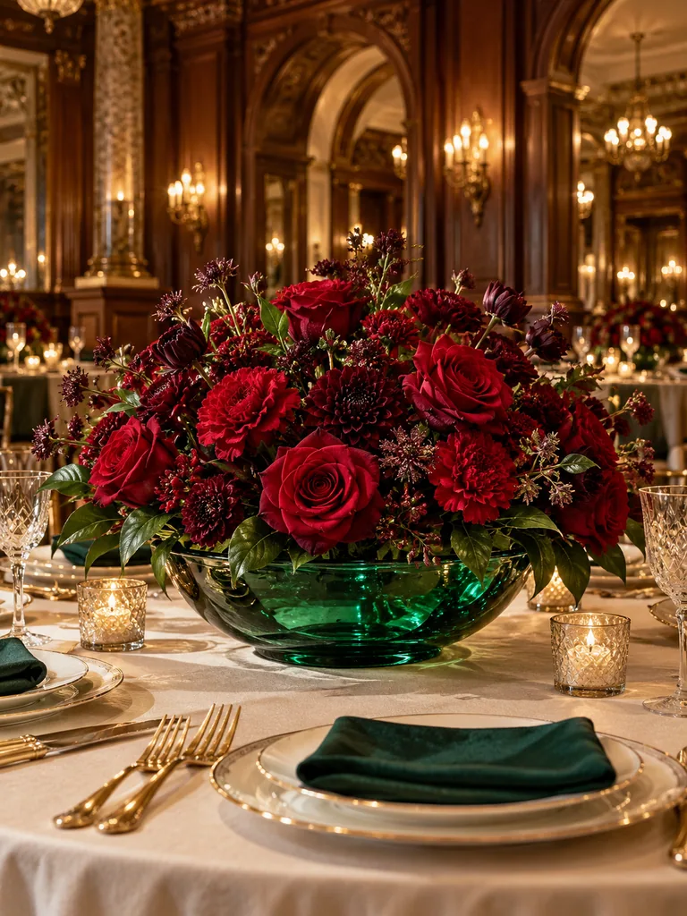 Stunning December Wedding Centerpieces for Round Tables - image 33