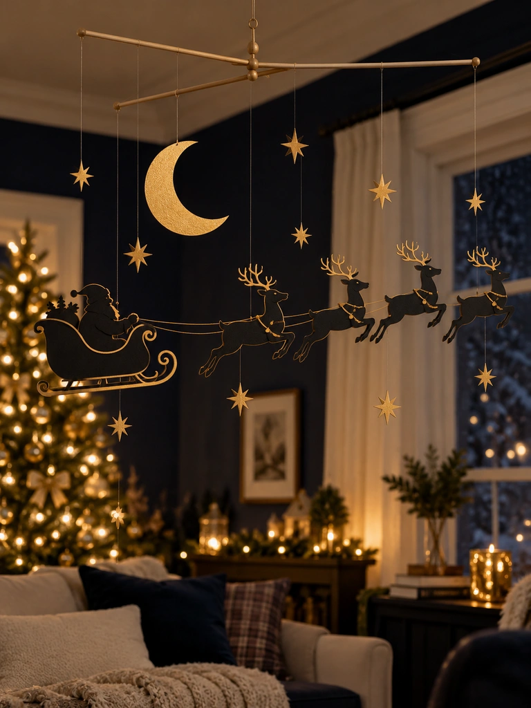 23 DIY Christmas Ceiling Decor Ideas With Stunning Handmade Designs - image 33