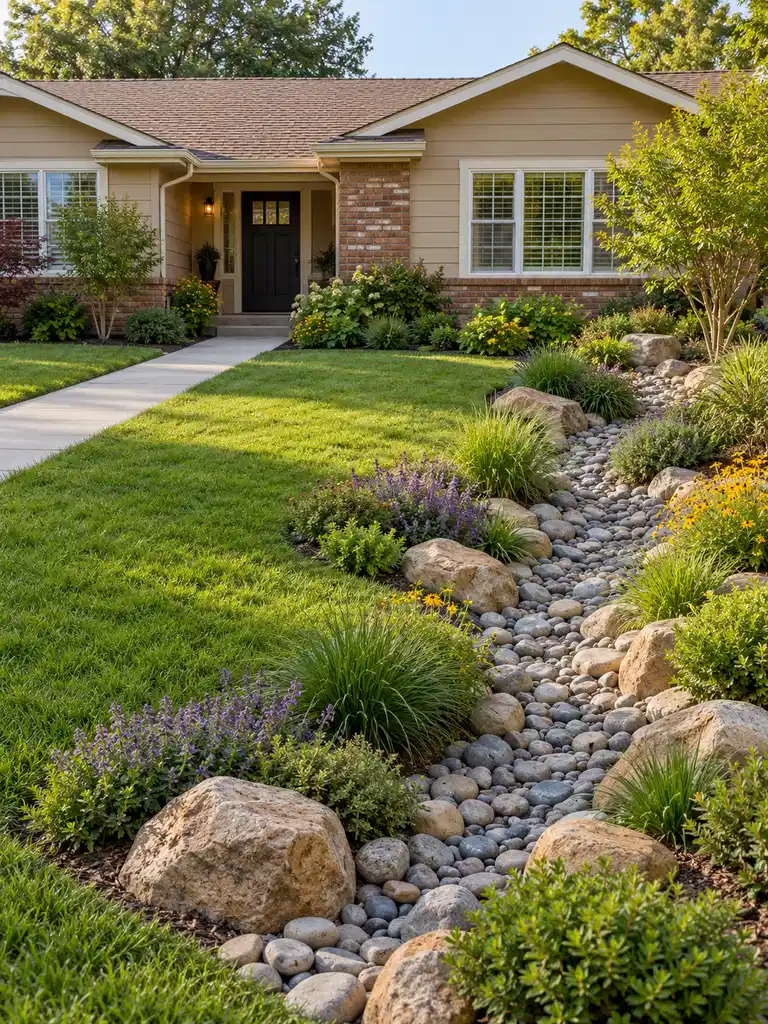 23 Front Yard Landscape Design Ideas That Make Any Home Look Beautiful - image 33