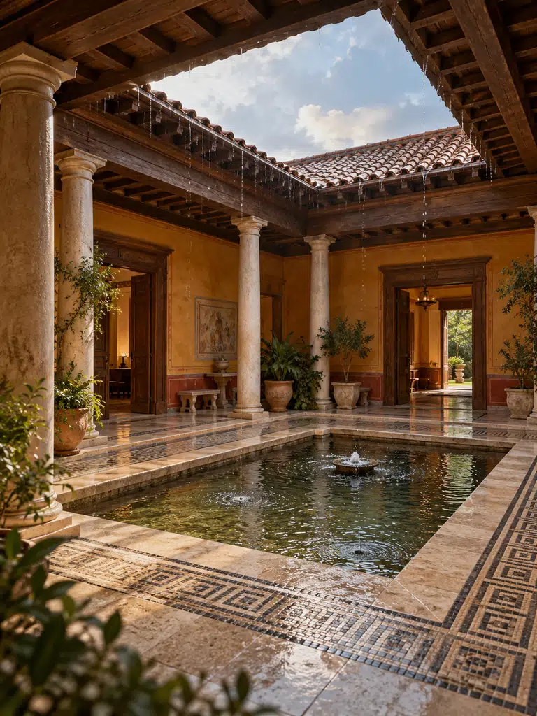 45 Inner Courtyard Design With Fountain Ideas for a Beautiful and Peaceful Home - image 33