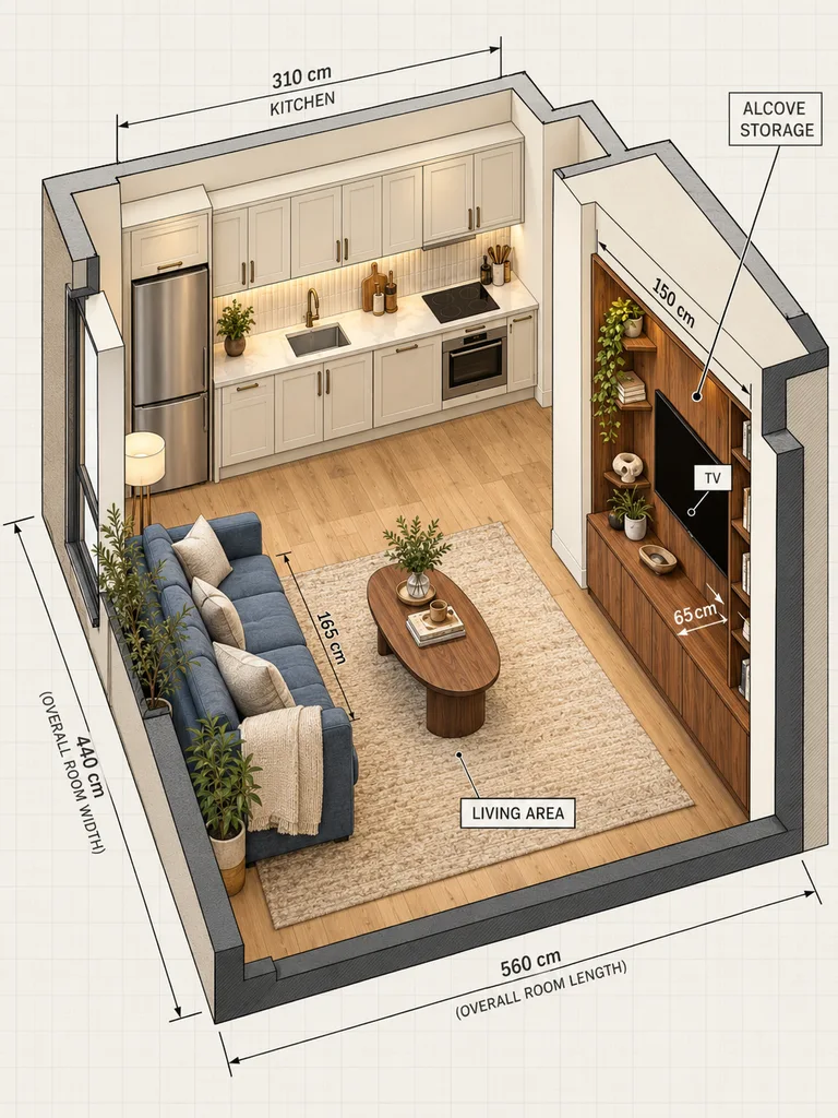 23 Clever Small Open Plan Kitchen Living Room Layout Ideas You’ll Love - image 34