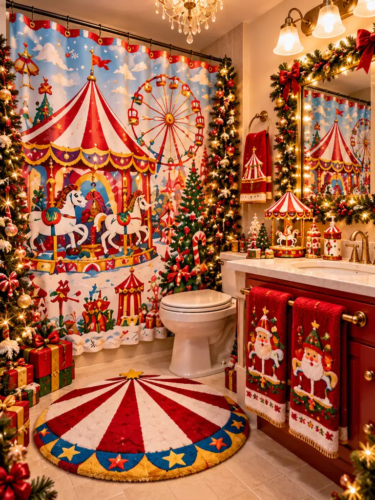 45 Whimsical Christmas Bathroom Decor Ideas for Kids to Try This Holiday Season - image 34