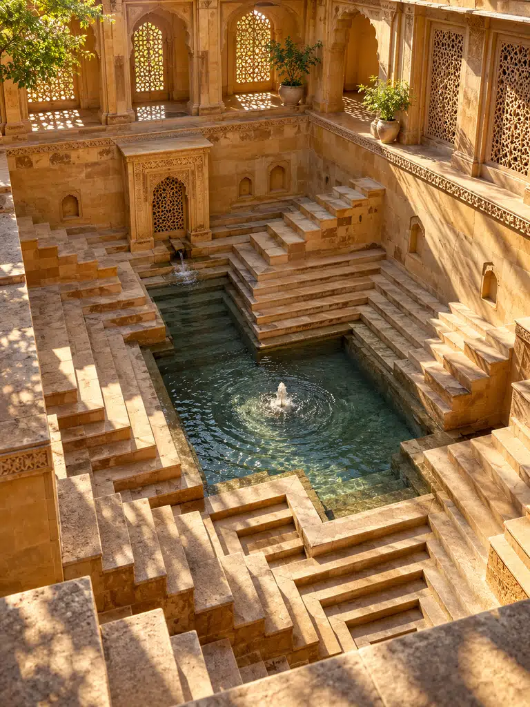 45 Inner Courtyard Design With Fountain Ideas for a Beautiful and Peaceful Home - image 34