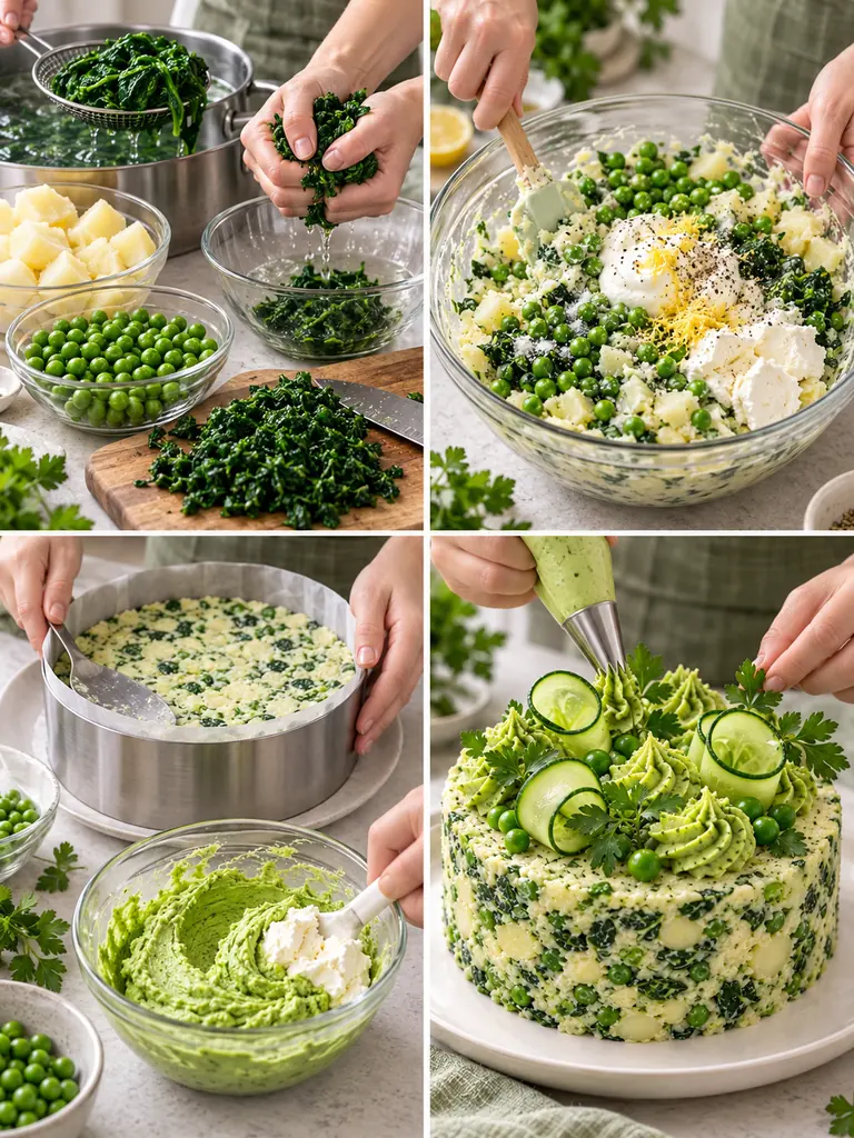 23 Festive Vegetarian Salad Cake Recipes for Christmas and Special Occasions - image 34