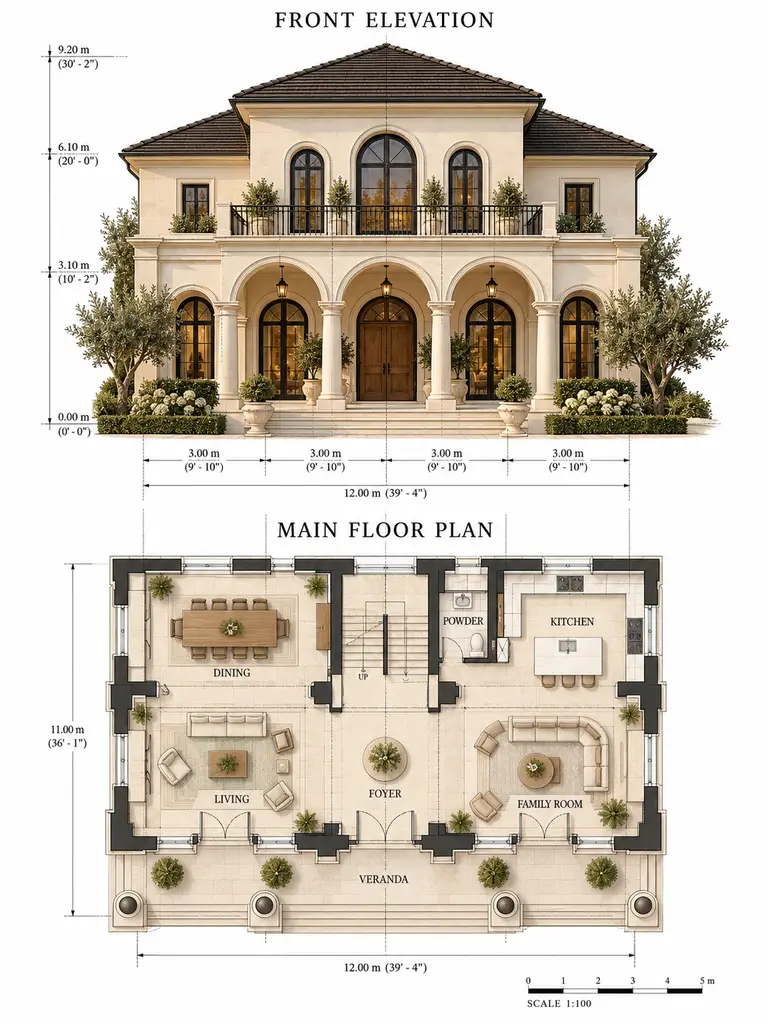 23 Beautiful Classic Villa Design Ideas With Timeless Architectural Style - image 34