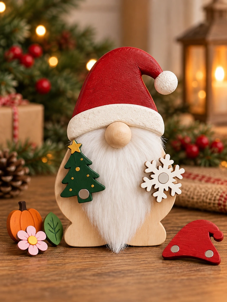 23 Creative DIY Wooden Christmas Gnomes for Festive Holiday Decorating - image 35