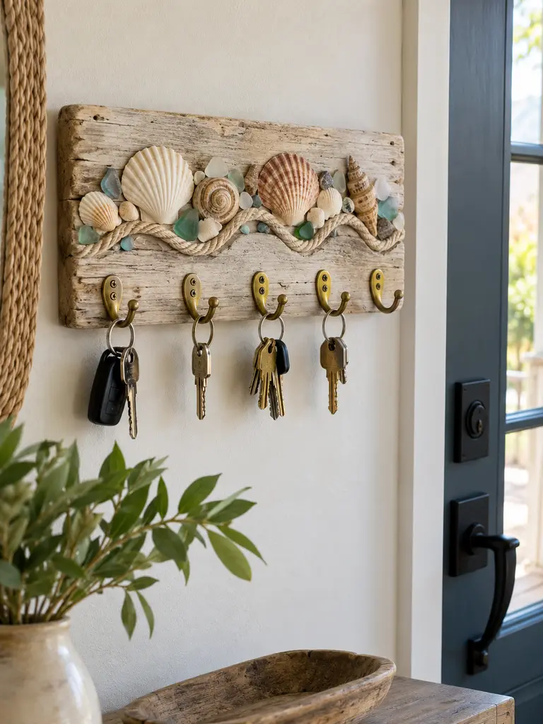 45 DIY Seashell Wall Art Ideas for Beautiful Coastal Home Decor - image 35
