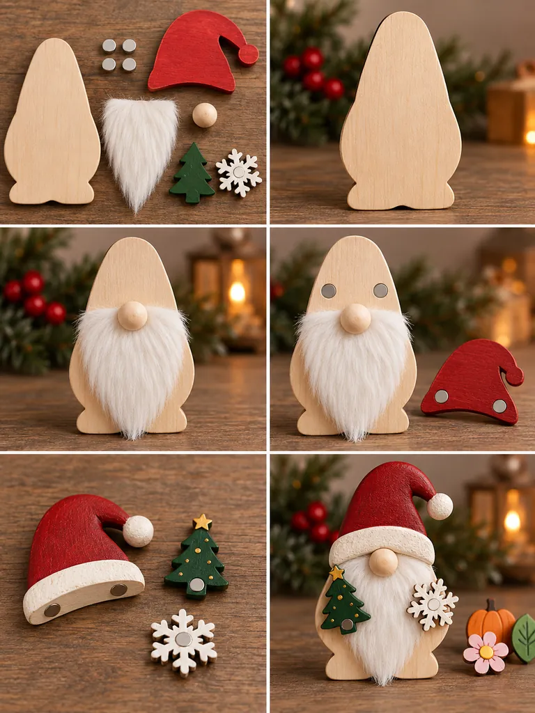 23 Creative DIY Wooden Christmas Gnomes for Festive Holiday Decorating - image 36