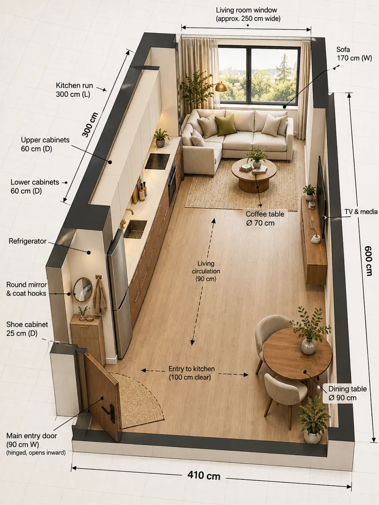 23 Clever Small Open Plan Kitchen Living Room Layout Ideas You’ll Love - image 36