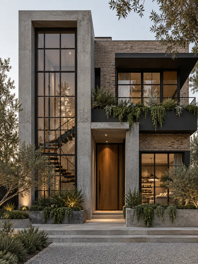 23 Architect-Inspired Facade House Design Ideas for Dream Homes - image 37