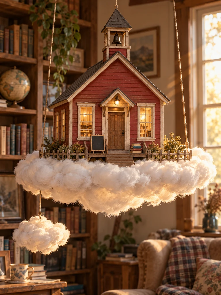 23 Floating Cloud House Ideas With Magical Handmade Designs - image 37