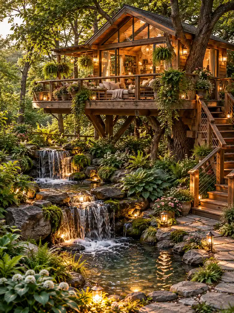45 Small and Luxury Tree House Ideas for Every Backyard Style - image 37