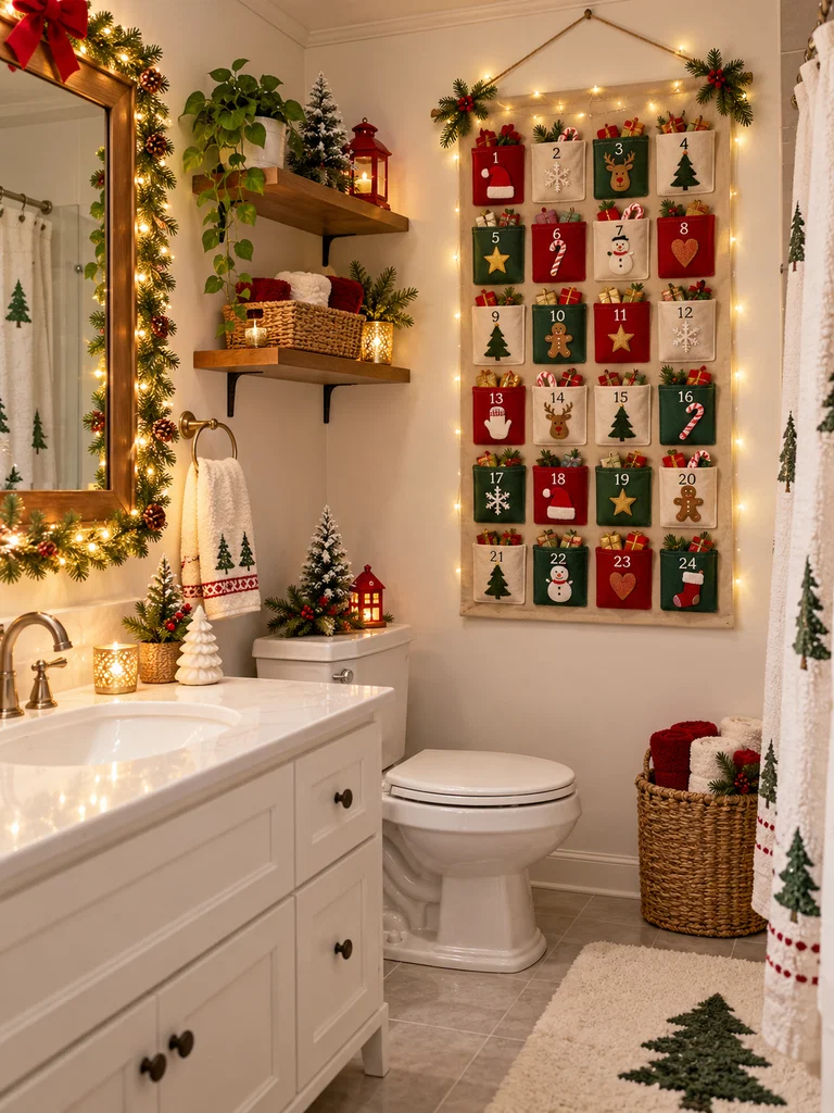 45 Whimsical Christmas Bathroom Decor Ideas for Kids to Try This Holiday Season - image 37