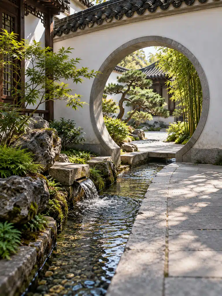45 Inner Courtyard Design With Fountain Ideas for a Beautiful and Peaceful Home - image 37