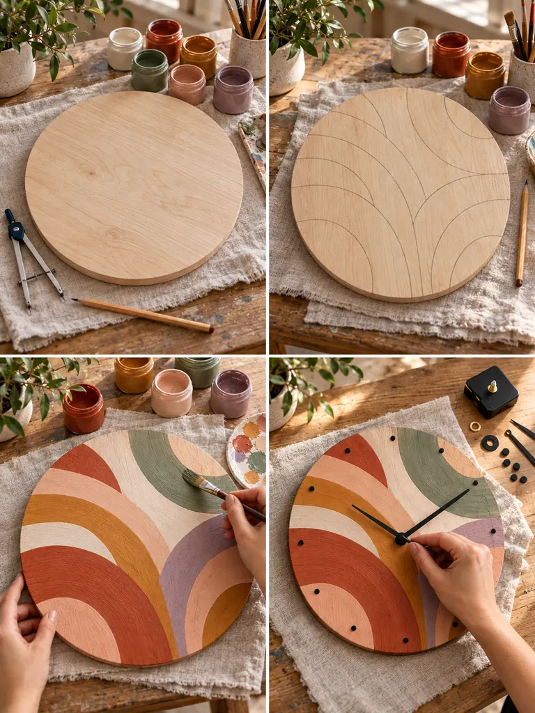 23 Handmade DIY Clock Ideas to Give Your Walls a Unique Look - image 38