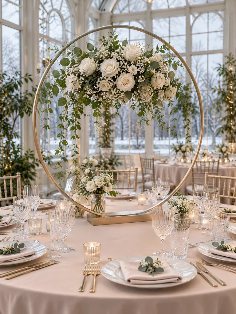 Stunning December Wedding Centerpieces for Round Tables - image 38
