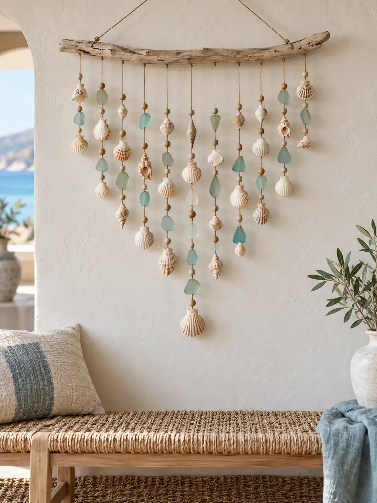 45 DIY Seashell Wall Art Ideas for Beautiful Coastal Home Decor - image 38