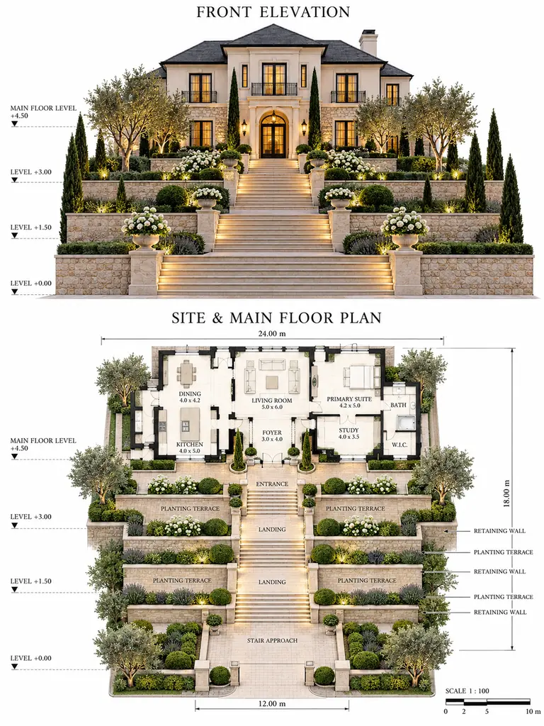 23 Beautiful Classic Villa Design Ideas With Timeless Architectural Style - image 38