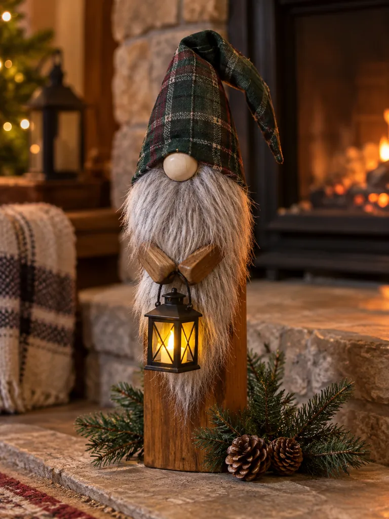23 Creative DIY Wooden Christmas Gnomes for Festive Holiday Decorating - image 39