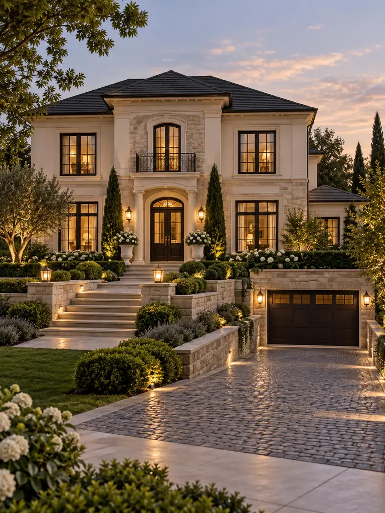 23 Beautiful Classic Villa Design Ideas With Timeless Architectural Style - image 39