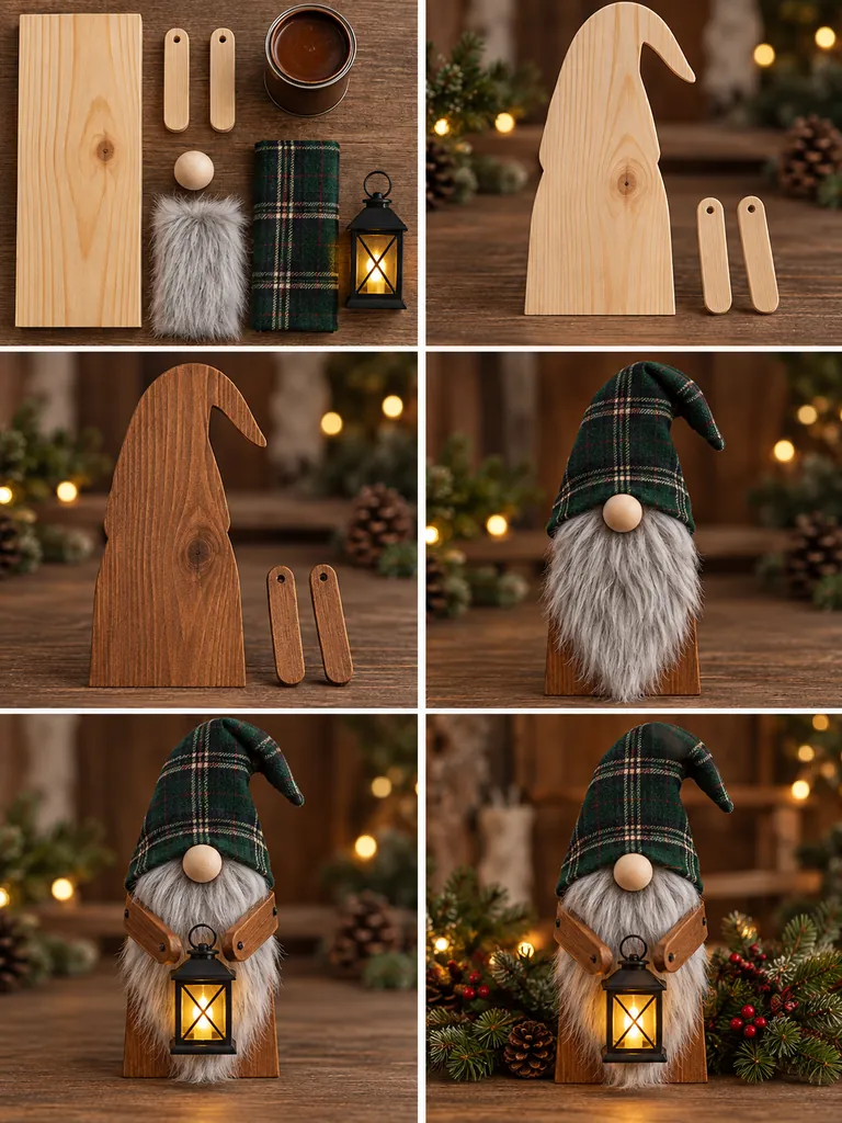 23 Creative DIY Wooden Christmas Gnomes for Festive Holiday Decorating - image 40