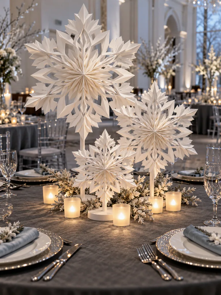 Stunning December Wedding Centerpieces for Round Tables - image 40