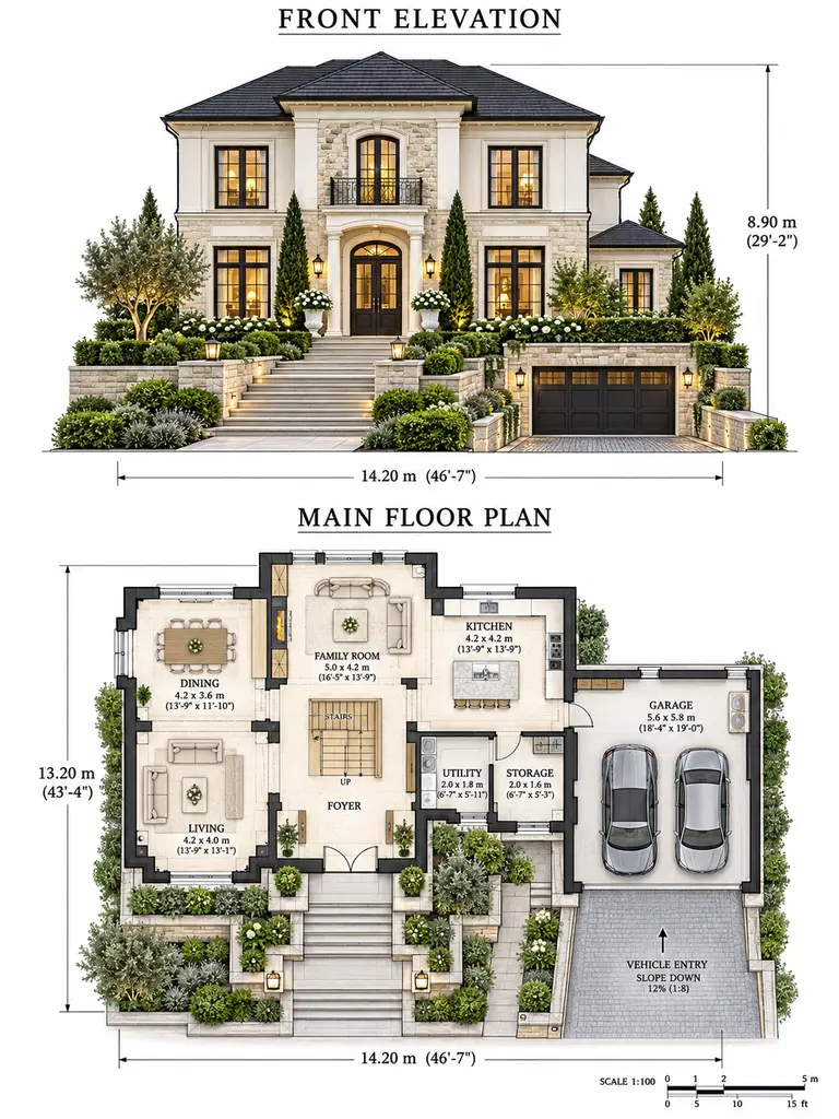 23 Beautiful Classic Villa Design Ideas With Timeless Architectural Style - image 40