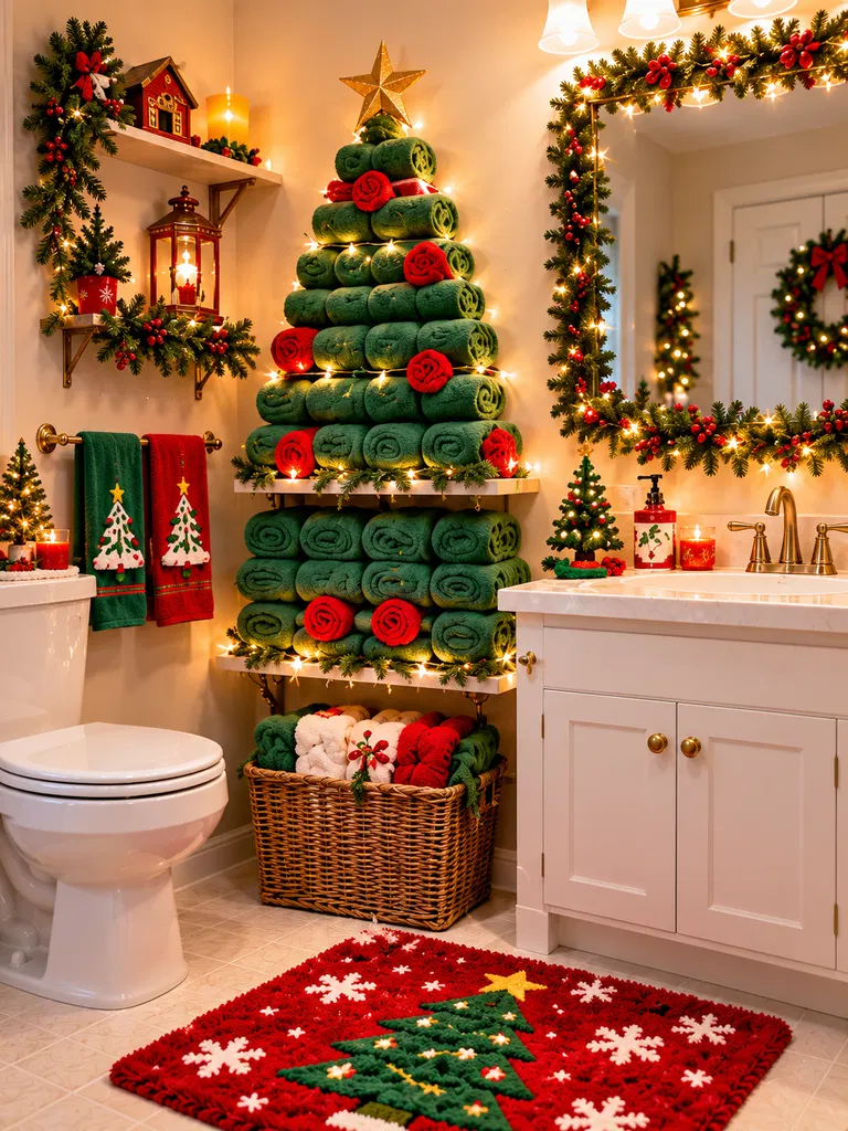 45 Whimsical Christmas Bathroom Decor Ideas for Kids to Try This Holiday Season - image 41