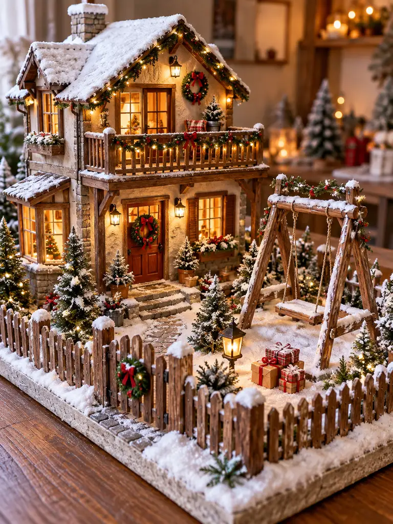 23 Easy DIY Christmas Village Houses Ideas for Festive Holiday Decor - image 41