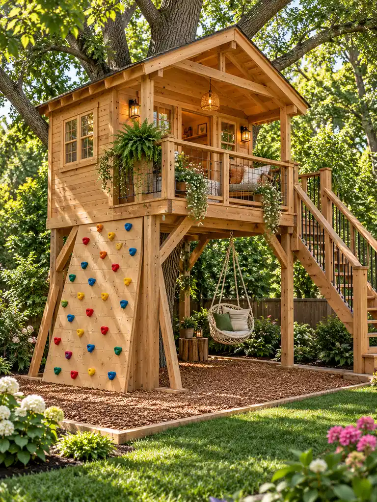 45 Small and Luxury Tree House Ideas for Every Backyard Style - image 42
