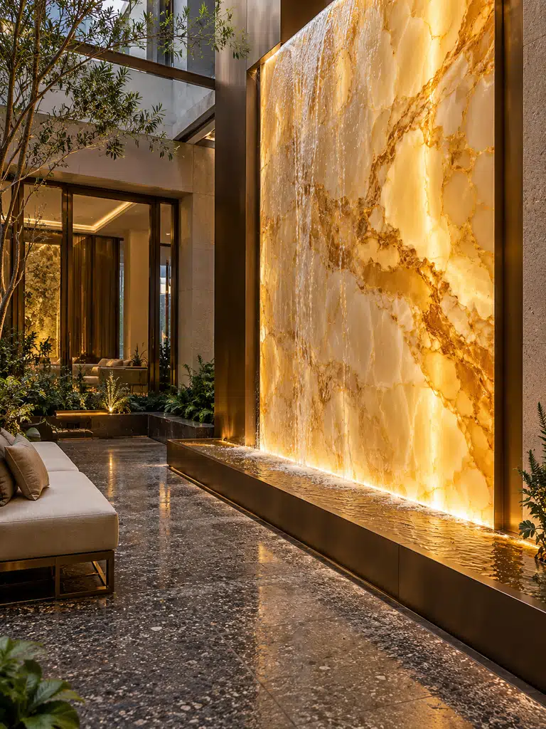 45 Inner Courtyard Design With Fountain Ideas for a Beautiful and Peaceful Home - image 42