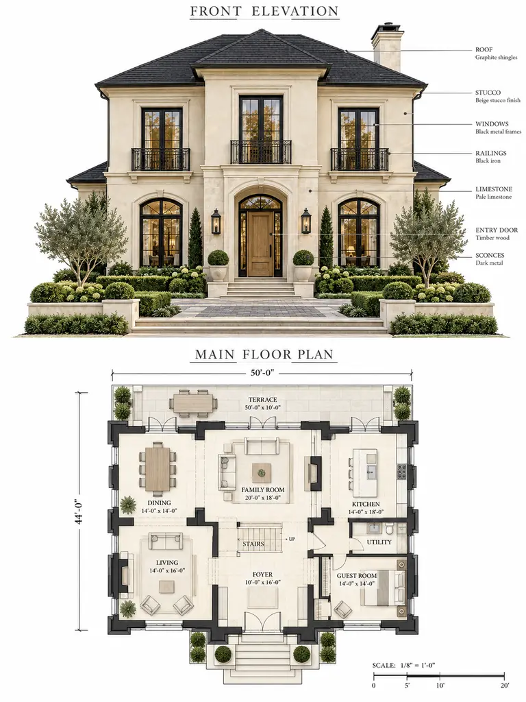 23 Beautiful Classic Villa Design Ideas With Timeless Architectural Style - image 42